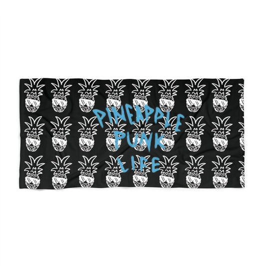 Black Beach Towel