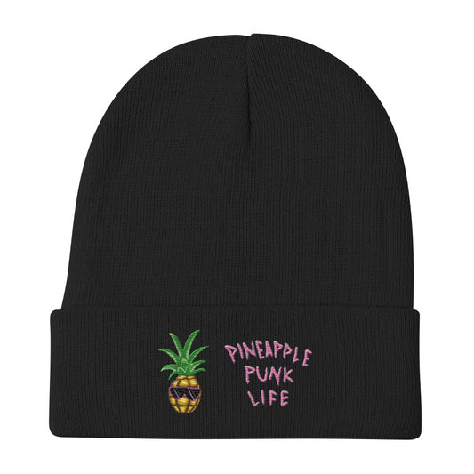 Pink Lettering Beanie