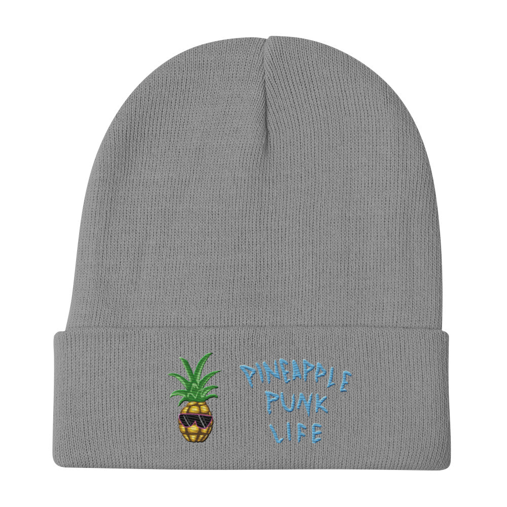 Blue Lettering Beanie