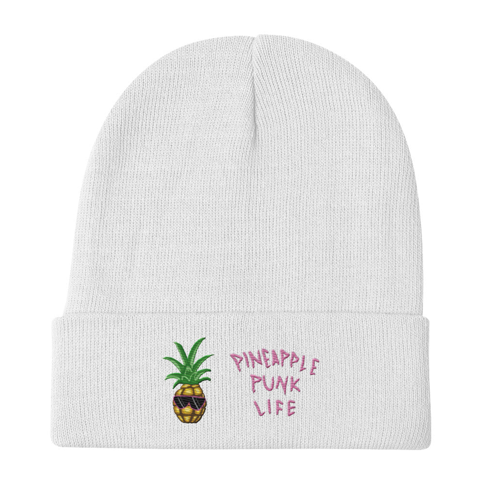 Pink Lettering Beanie