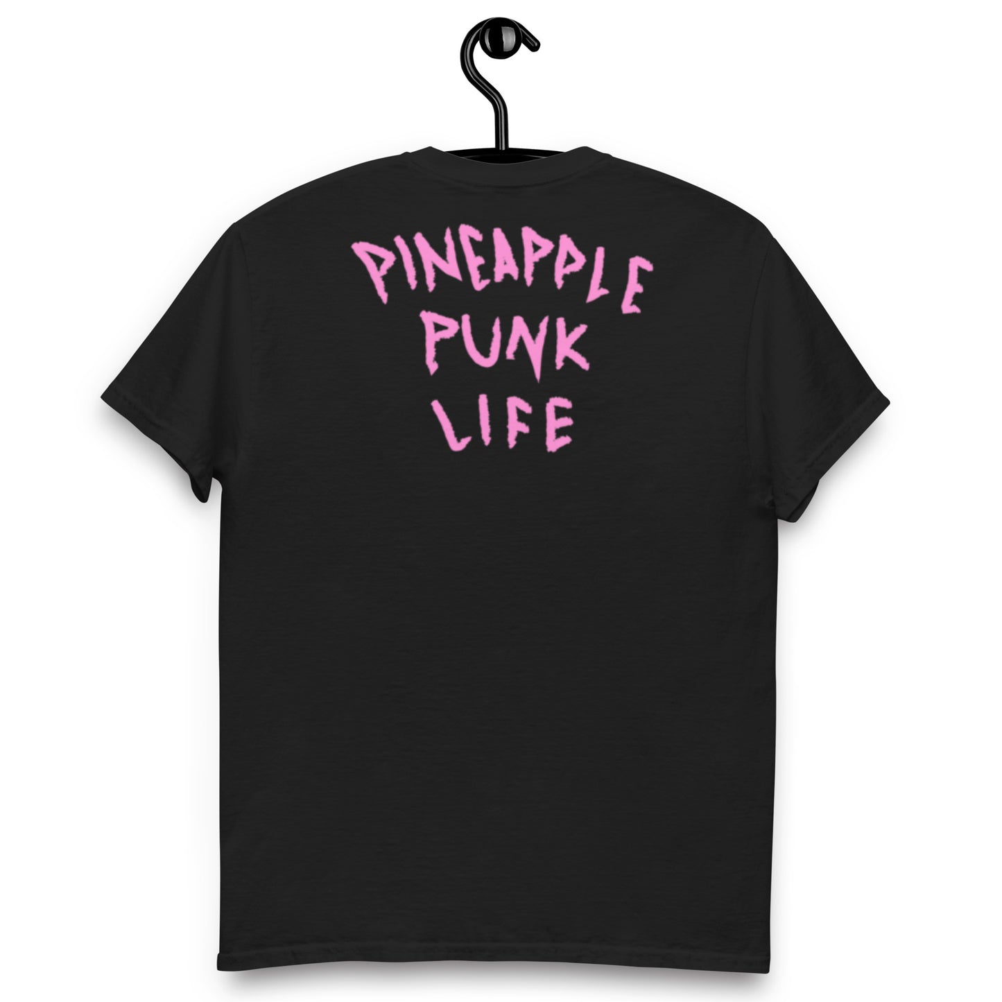 Pink Lettering Pineapple Shirt