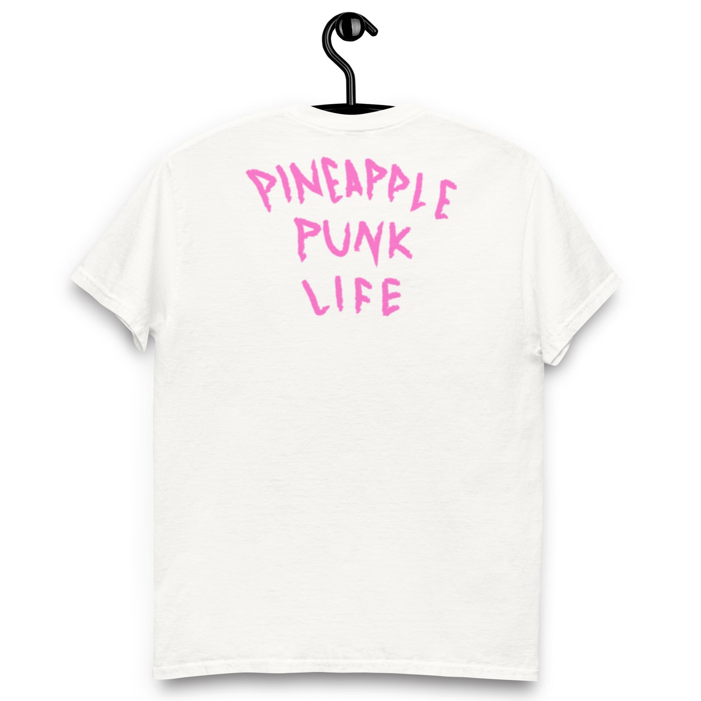 Pink Lettering Pineapple Shirt